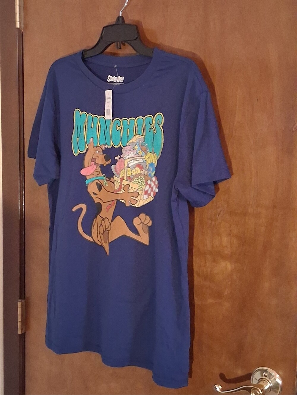 Scooby-Doo Munchies Graphic T-Shirt Navy XL New With Tags Hanna-Barbera